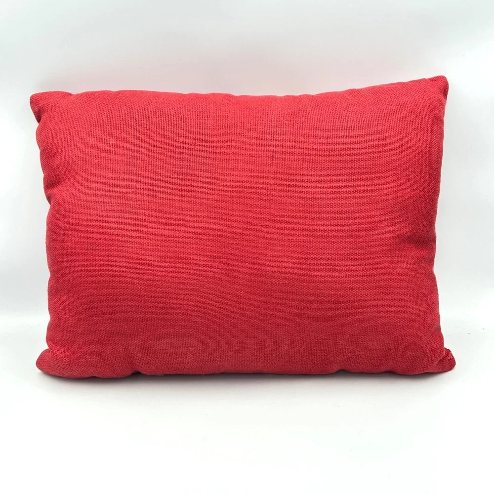 Pottery Barn Christmas Santa Claus Throw‎ Pillow Red Vintage Style Holiday Decor
